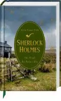 Ein Sherlock-Holmes-Buch mit grünem Einband.
