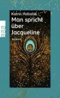 Buchcover von „Man spricht über Jacqueline“ von Katrin Holland, mit einem stilisierten Baum mit goldenen Akzenten auf schwarzem Hintergrund und dem Logo des Verlags auf der linken Seite.