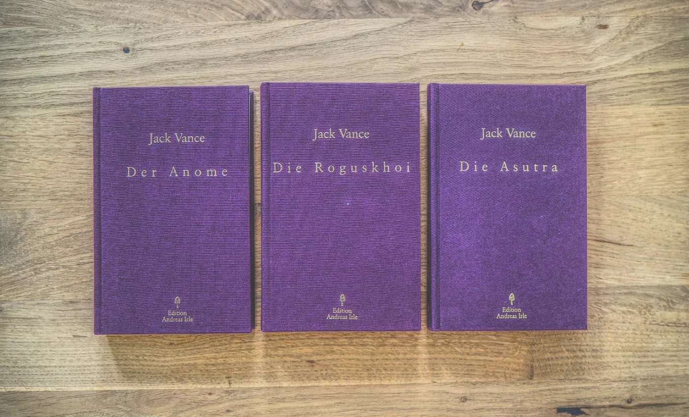 3 Bücher nebeneinander Vance Durdane Trilogie