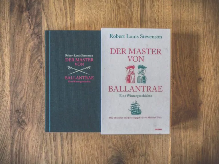 Buch Frontalansicht Stevenson Der Master von Ballantrae