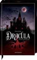 Dracula-Buchcover mit einem Schloss im Hintergrund.